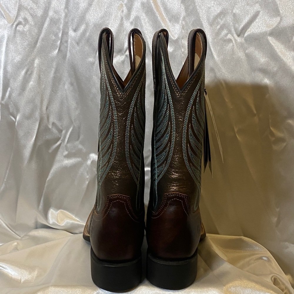 NWT Ariat Brown Western Boots - Picture 4 of 5